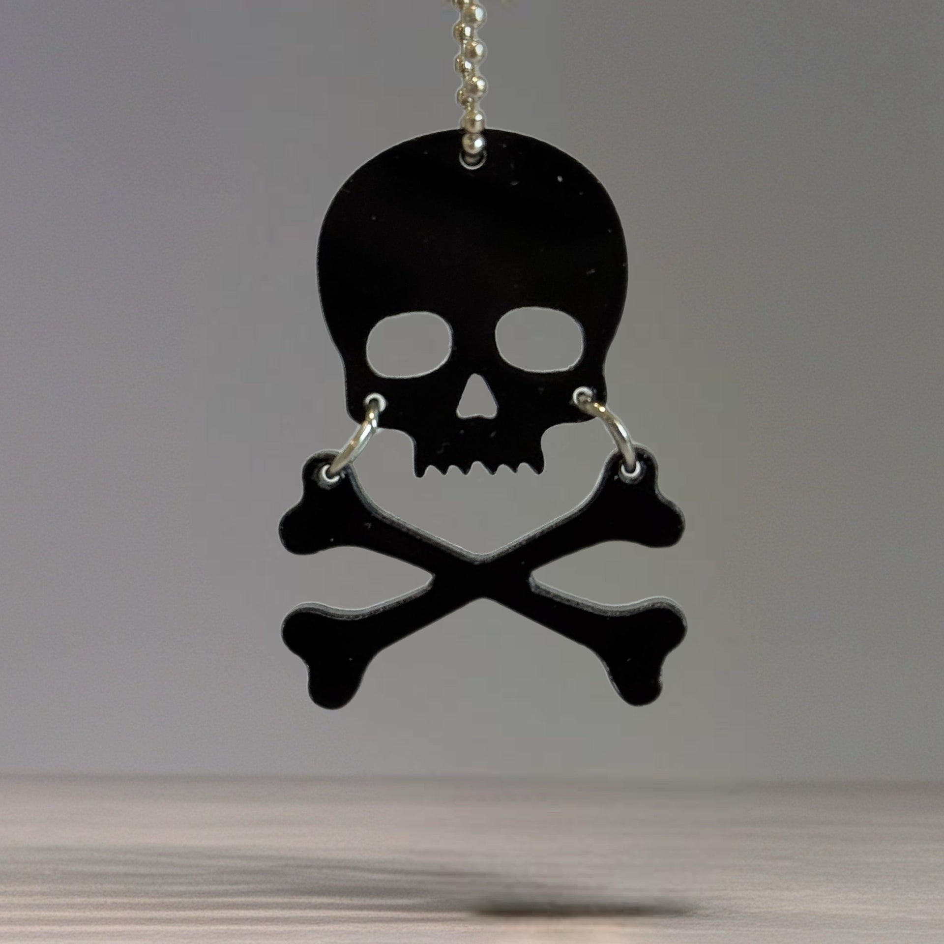 Skull & Crossbones Charm - Tumbler Handle Charm