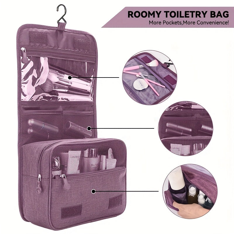 3Layer Hanging Toiletry Bag Travel Storage  More