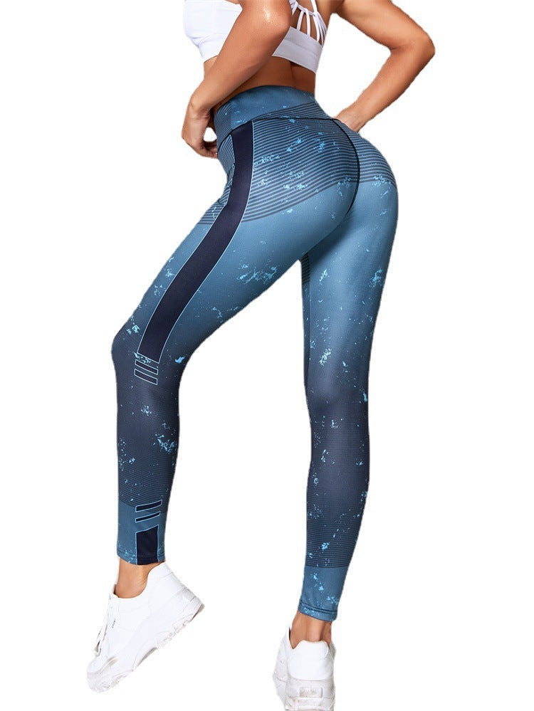 High-Waist Compression Yoga Leggings with Pockets