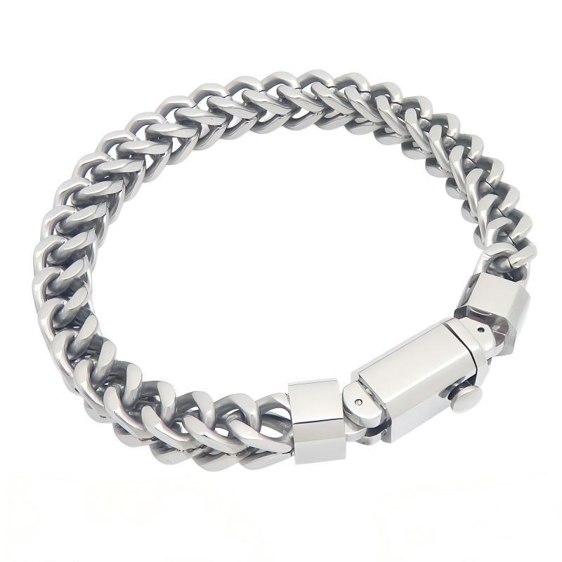 Fashionable And Simple Round-Grinding Dragonbone ChainTrendy For Men
