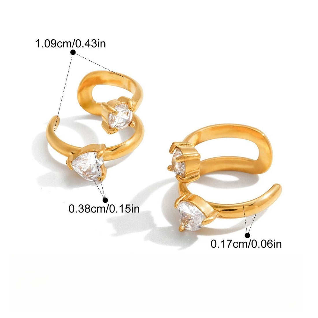18K Gold Teardrop Earrings - Minimalist Statement Jewelry