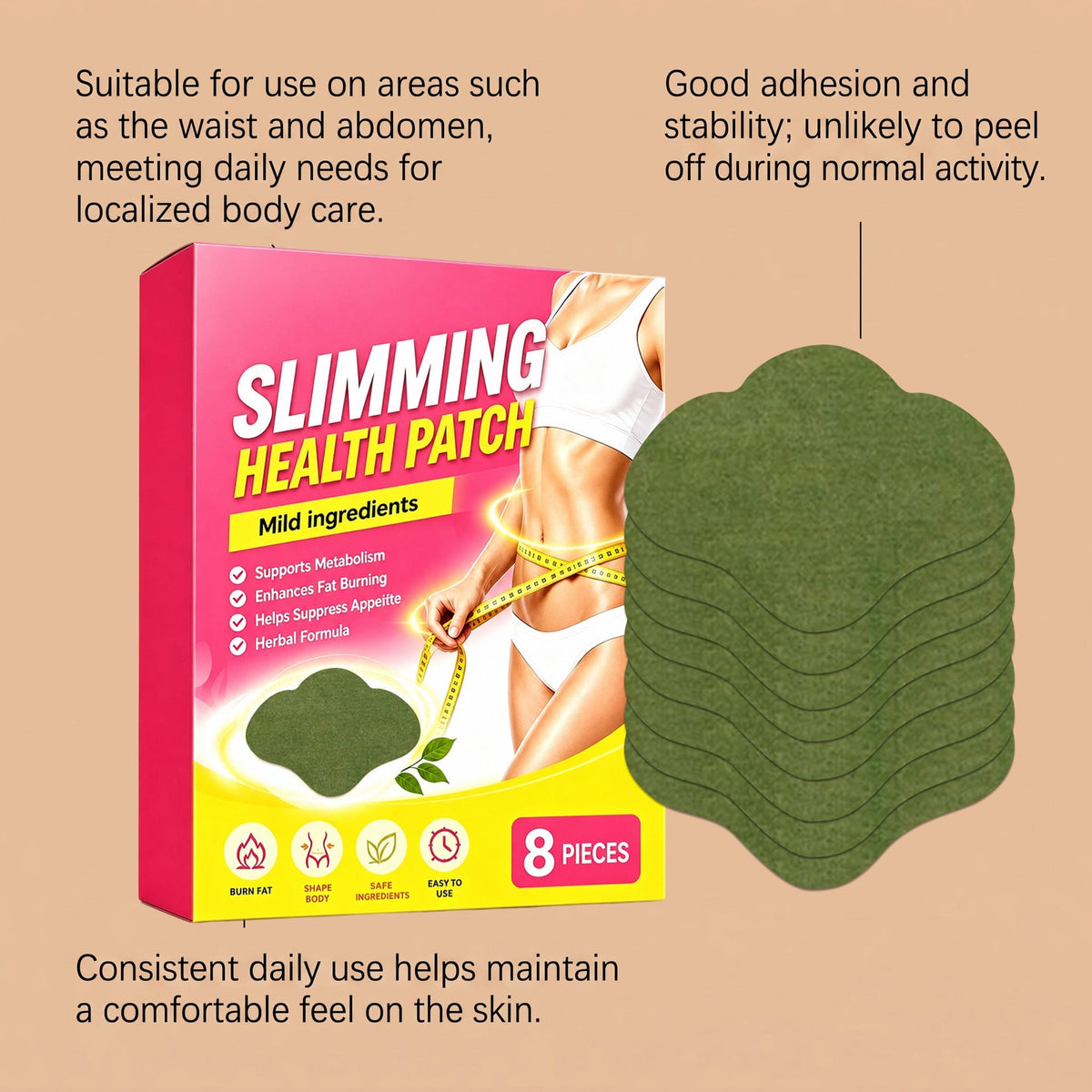 Body Care Patch With Plant-Based Formula  Gentle