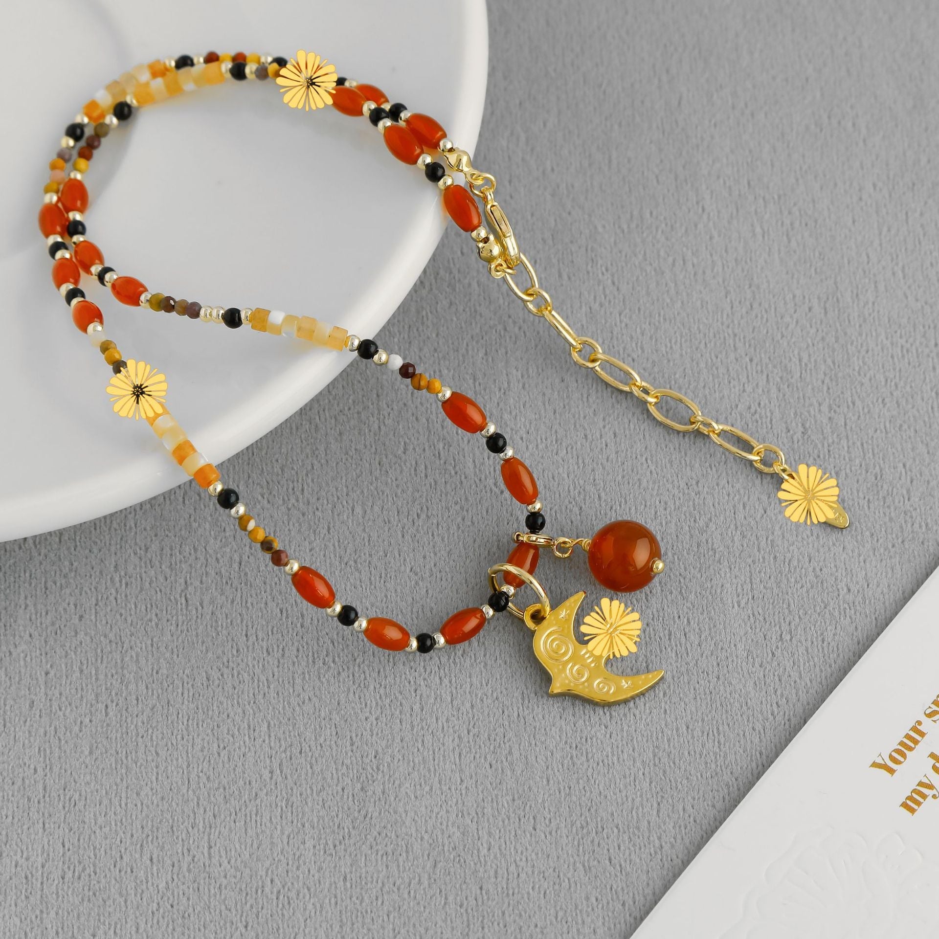 Handmade Bird Necklace New Chinese Style Ethnic Minimalist Jewelry