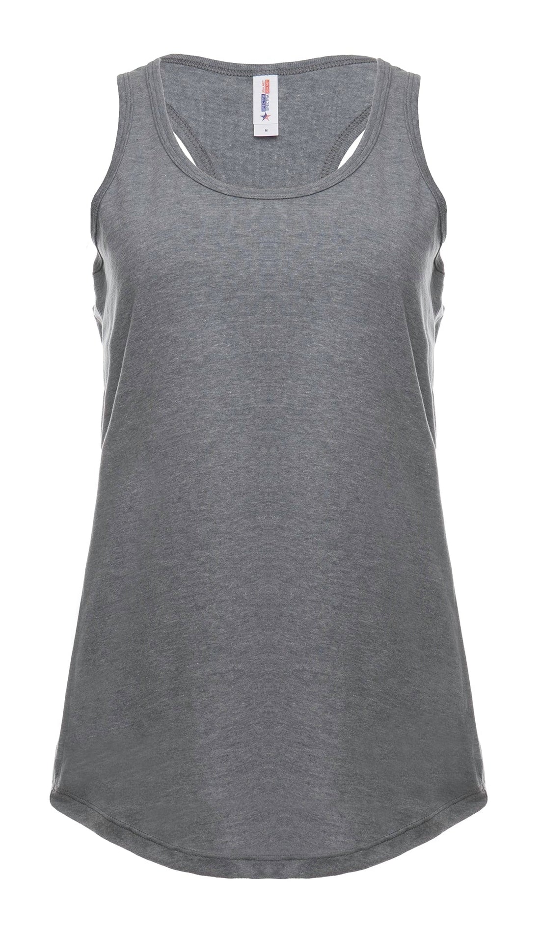 Ladies Racer Back Tank Top Lightweight Breathable Cotton Blend - Image 5