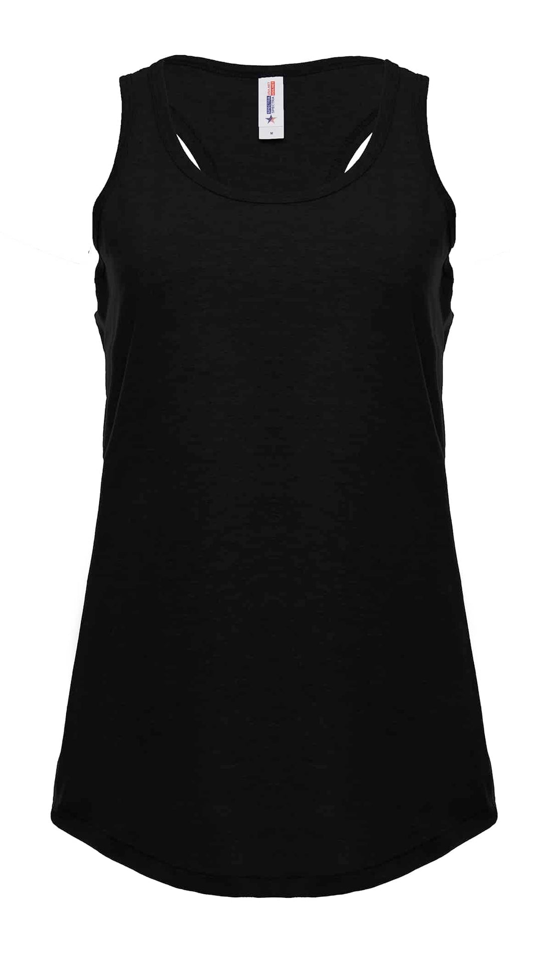 Ladies Racer Back Tank Top Lightweight Breathable Cotton Blend - Image 6