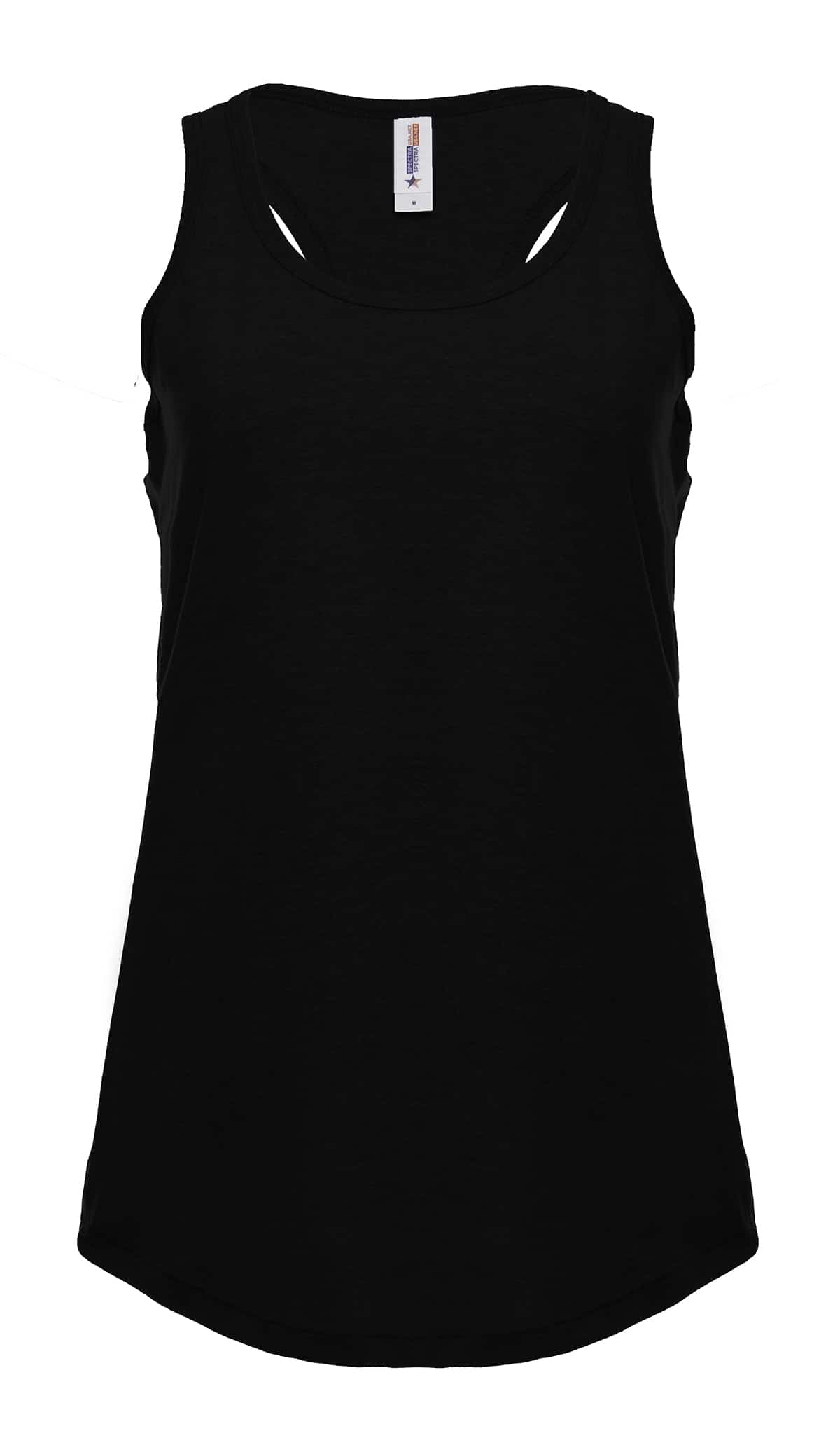 Ladies Racer Back Tank Top Lightweight Breathable Cotton Blend - Image 6