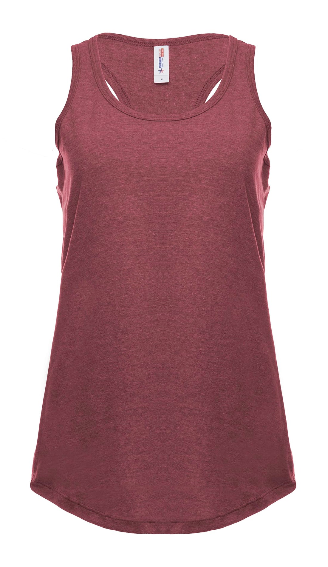 Ladies Racer Back Tank Top Lightweight Breathable Cotton Blend - Image 7
