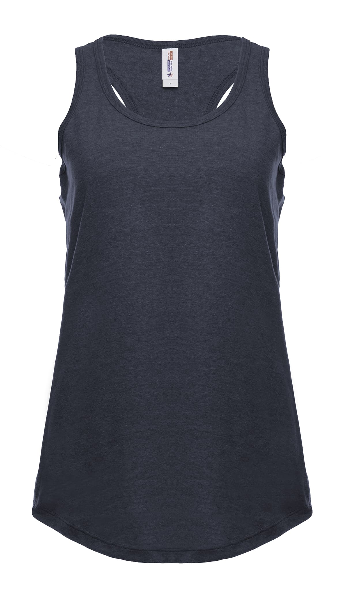 Ladies Racer Back Tank Top Lightweight Breathable Cotton Blend - Image 9