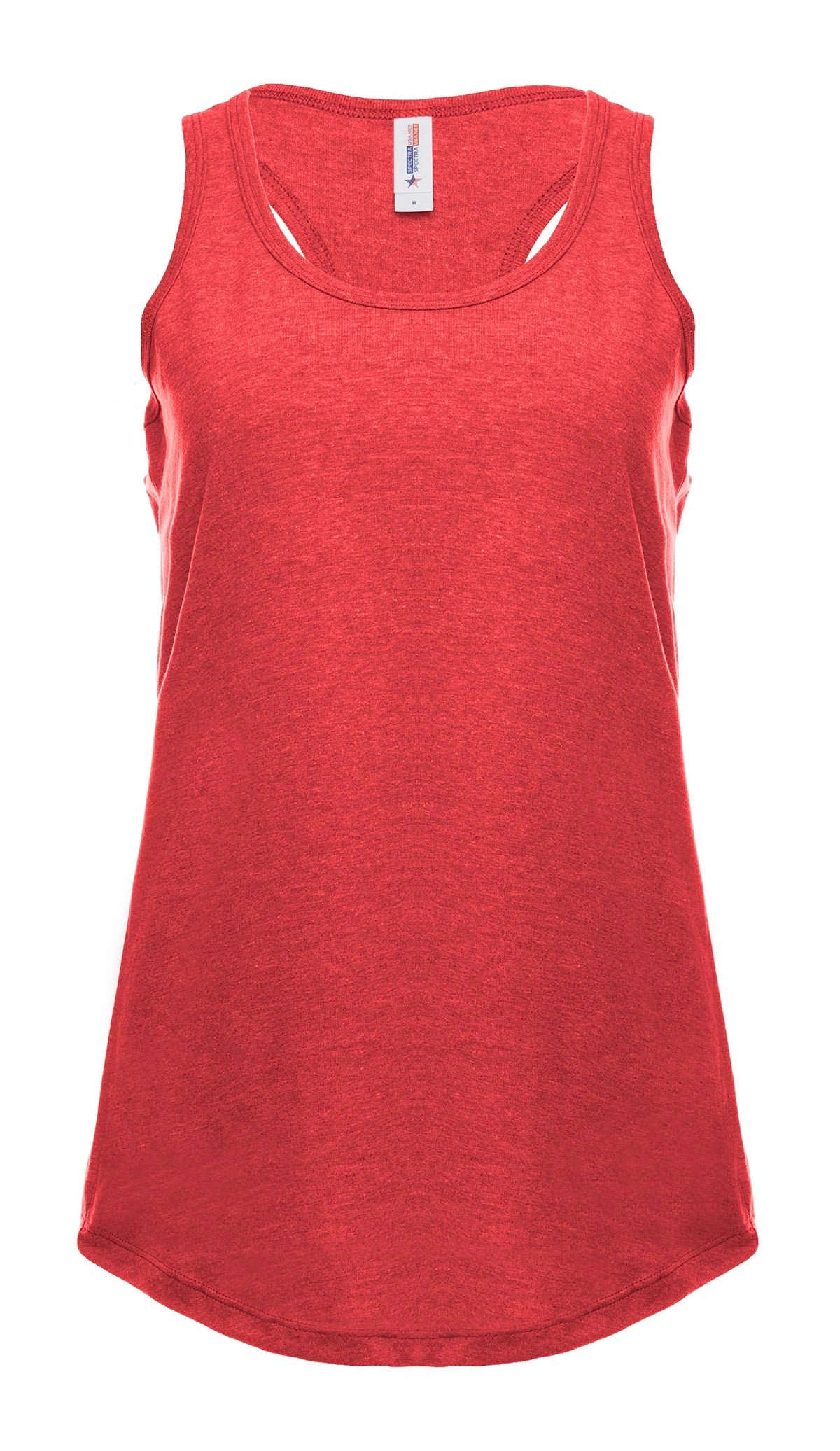Ladies Racer Back Tank Top Lightweight Breathable Cotton Blend - Image 10
