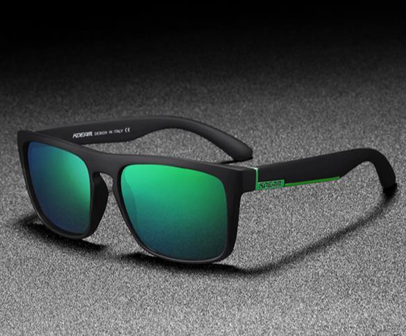 Square Mirror Polarized Sport Sunglasses UV400 Ultralight