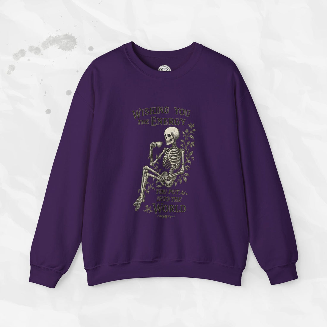 Wishing You the Energy Graphic Crewneck Sweatshirt - Image 10