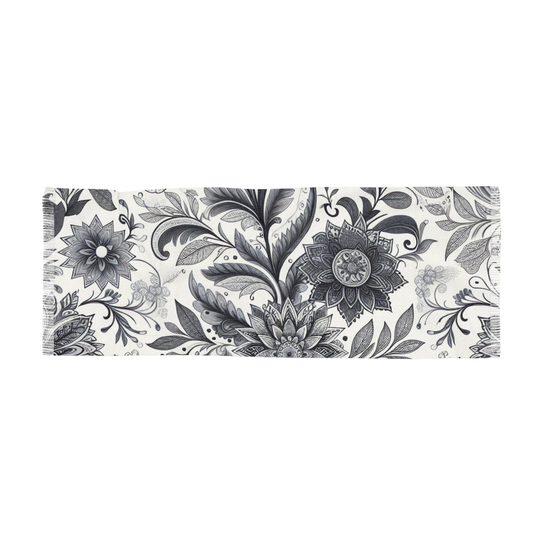 Elegant Floral Lightweight Scarf for Spring and Summer Fashion