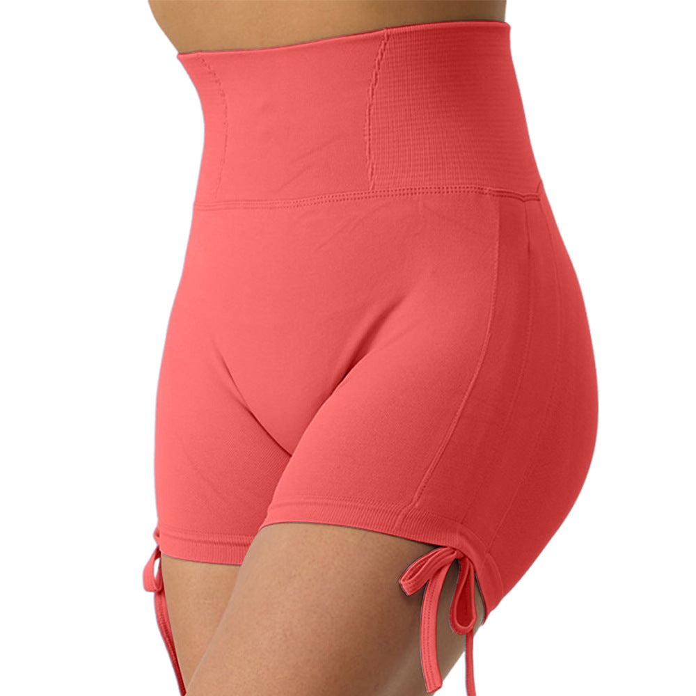 Seamless High-Waist Peach-Butt Yoga Pants 3/4 Length Leggings