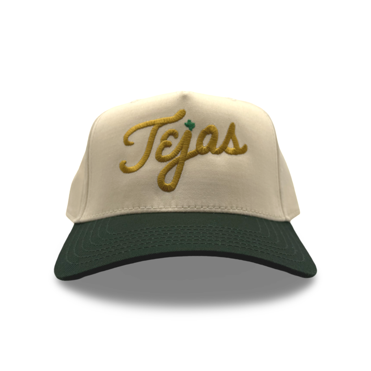 El Tejas A-Frame Snapback Hat - Two-Tone Cream & Multi Baseball Cap