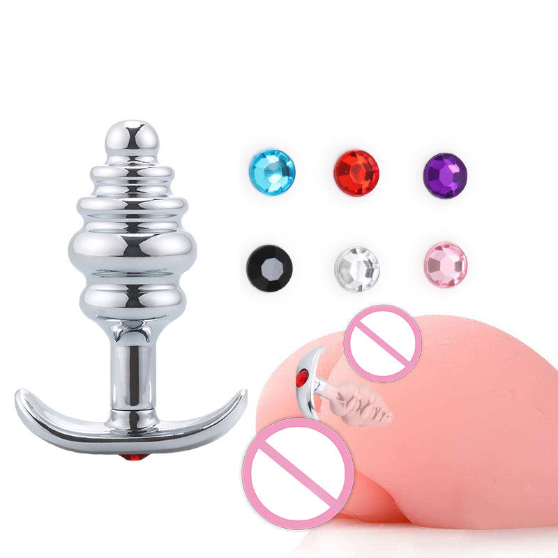 Metal Threaded Anal Plug for Adult Pleasure