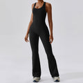 Women's Sleeveless Slim-Fit Long Pants Athleisure Jumpsuit