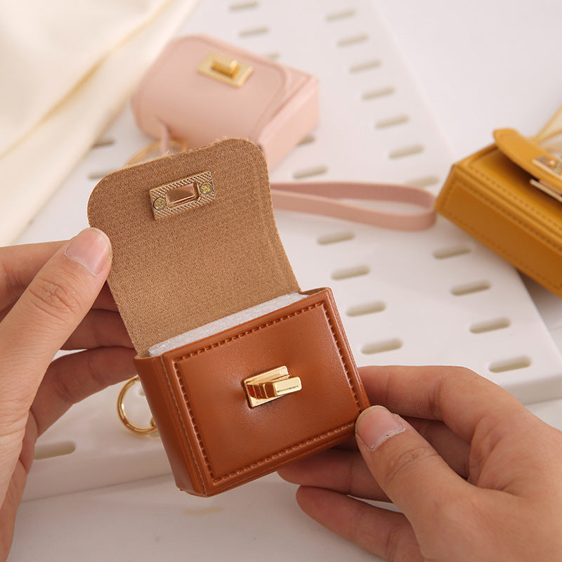 All-match Accessory Small Wallet PU Keychain