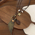 Ethnic-style Womens Retro High-end Sweater Chain Accessory