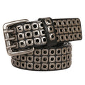 Women's Harajuku Punk Style Cowhide Rivet Belt - Adjustable - Image 7