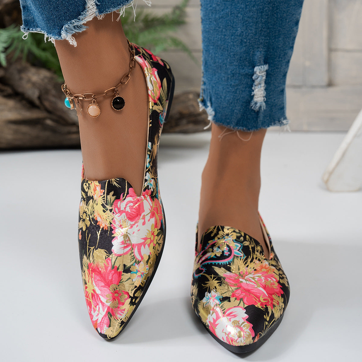Women Pointed-Toe Thin Casual Flats Everyday Comfortable Shoes - Image 4