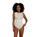 Women's Sleeveless Bodycon Jumpsuit Minimalist Belly Trimming Vest