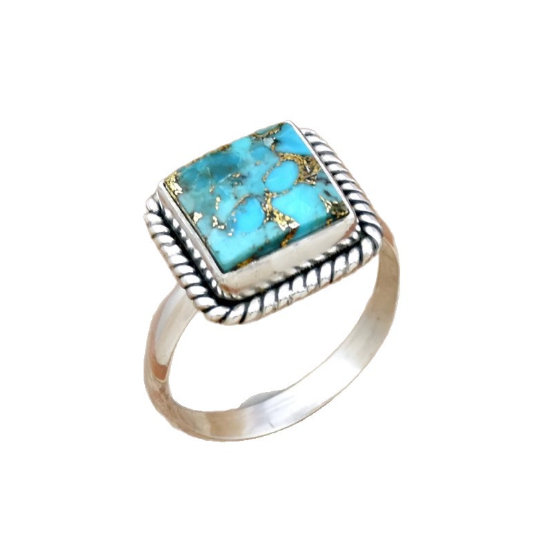 Elegant Southwestern Bohemian Silver Ring for Women