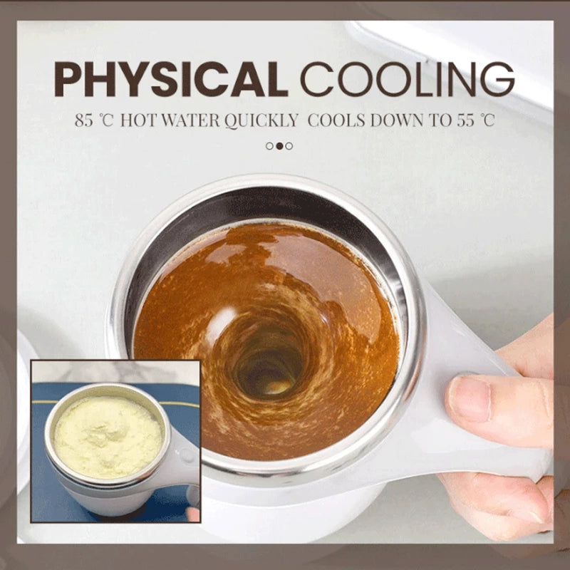 Automatic Self-Stirring Electric Coffee Mug for Home and Office