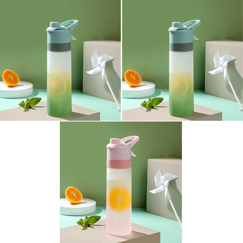 Large Capacity Spray Water Bottle for Sports Fitness and Travel