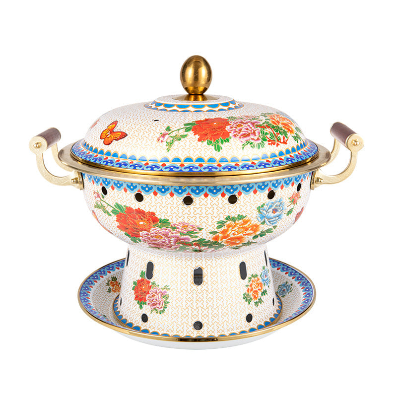 Pure Copper Enamel Copper Hot Pot Stove