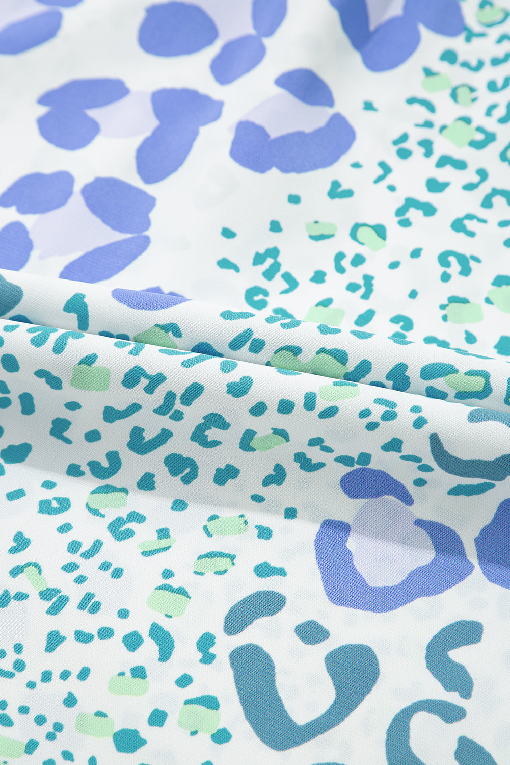 Floral Contrast Bow Puff Sleeve Mini Dress - Romantic Coquette V-Neck