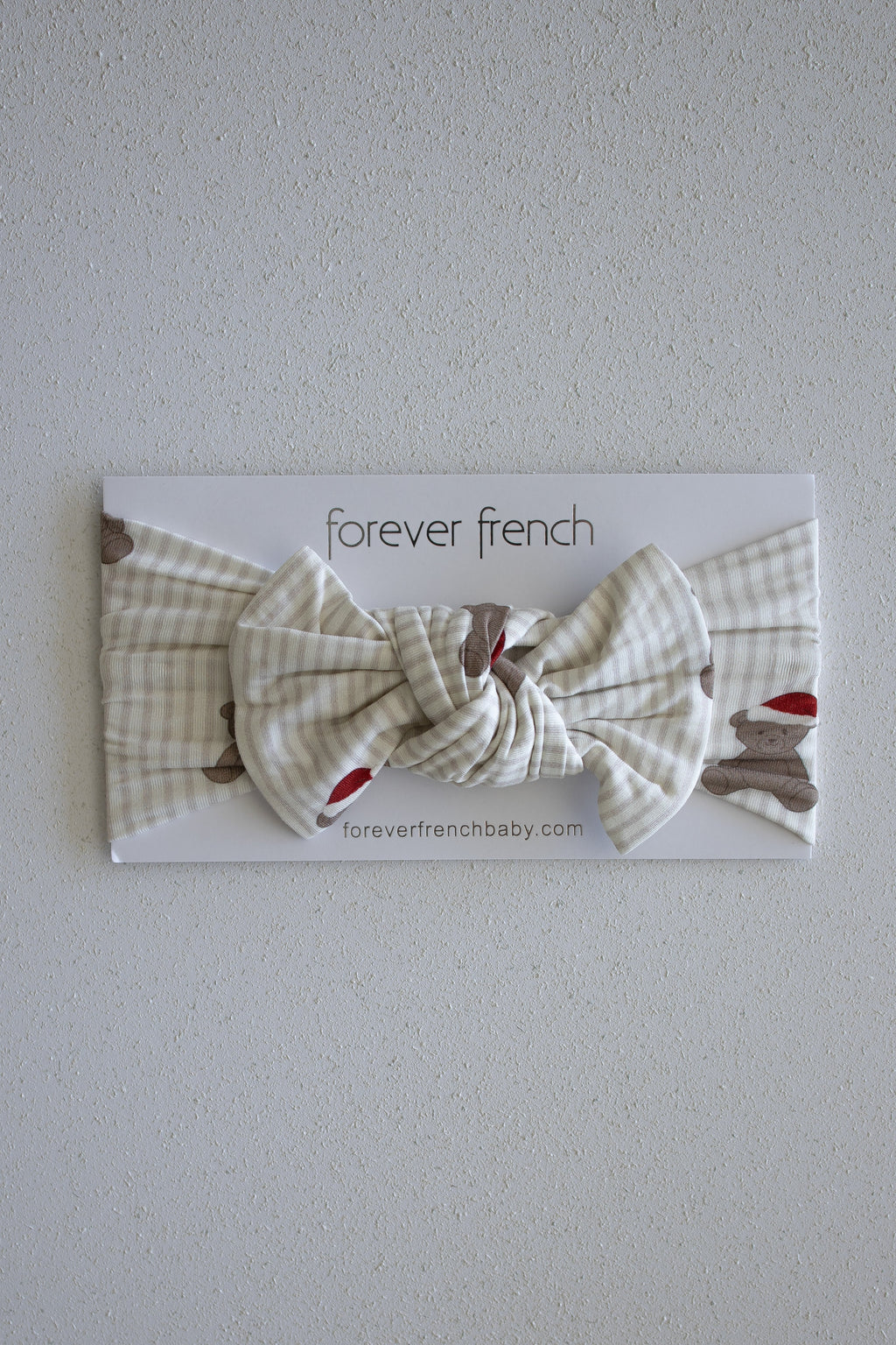 Bamboo Head Wrap | Santa Teddy