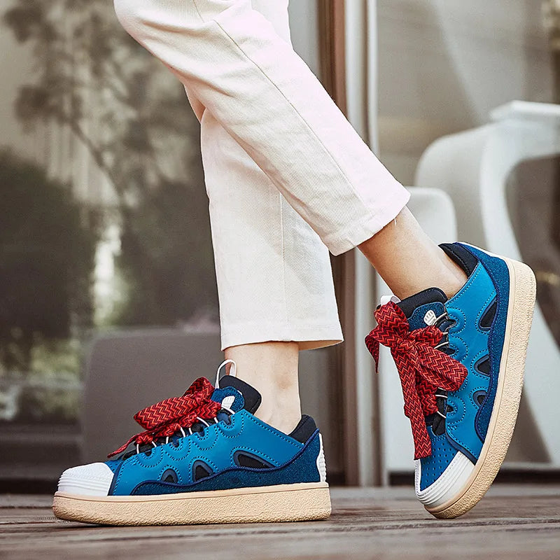 Women's Leopard Print & Zebra Platform Fashion Sneakers - Image 5