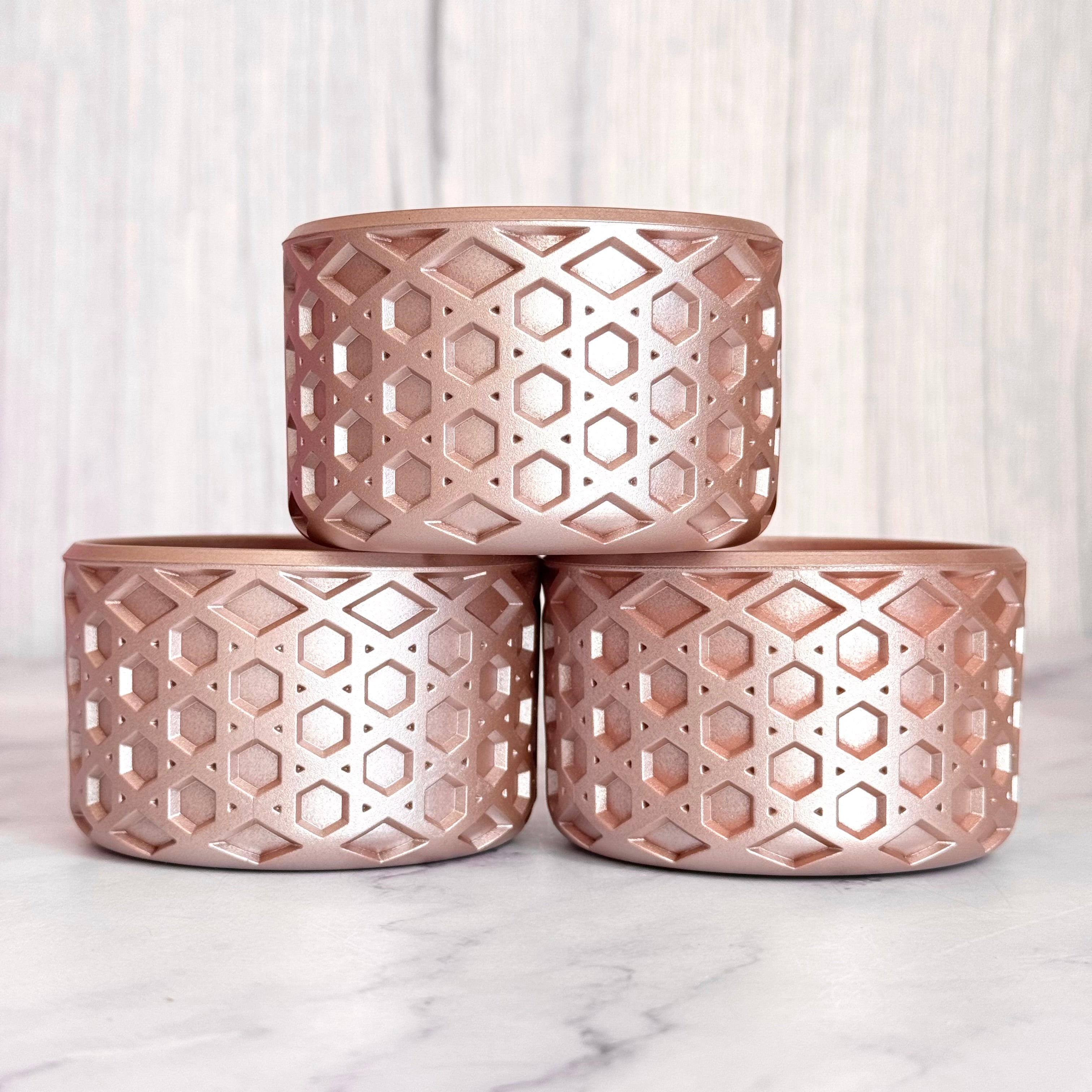 Rose Gold Metallic Waffle Boot