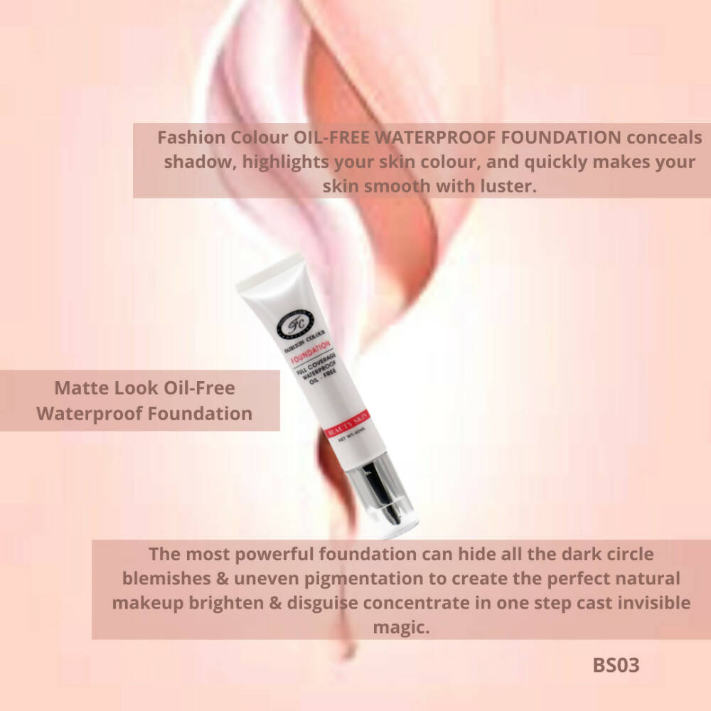 Oil-Free Full Coverage Waterproof Foundation - Shade 02