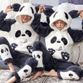 Couple's Coral Fleece Pajamas Set for Fall Winter