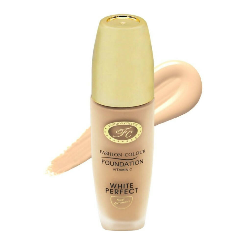 Fashion Colour White Perfect Vitamin C Foundation in shade 01 Pearl White for fair skin