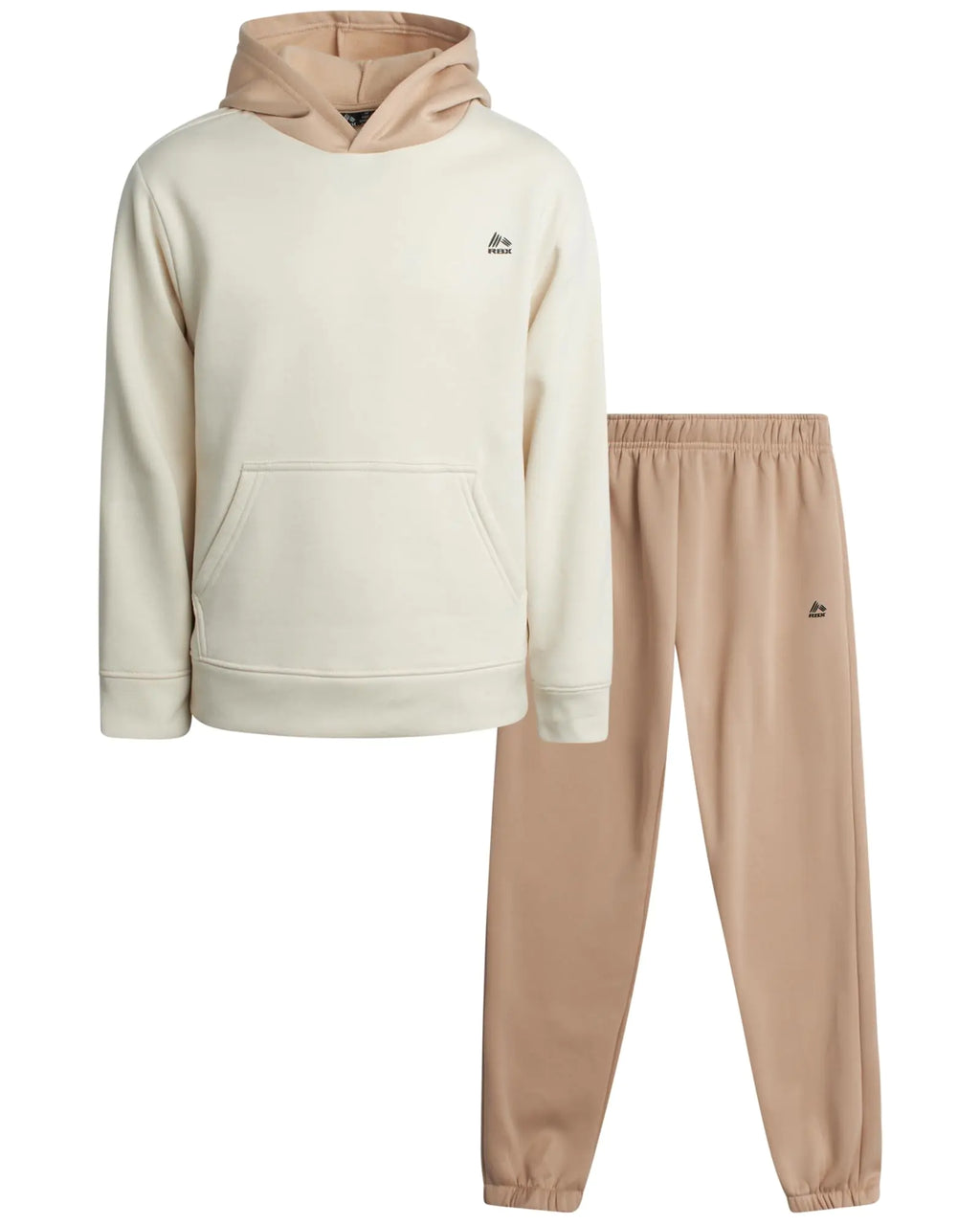 RBX Boys Active Sweatsuit Set - 2 Piece Performance Fleece Pullover Hoodie Sweatshirt and Jogger Sweatpants (Sizes: 2T-12) Size 3T Bone Heather