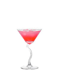 Bent Cocktail Glass