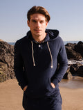 Men's Henley Bamboo Viscose Fleece Hoodie