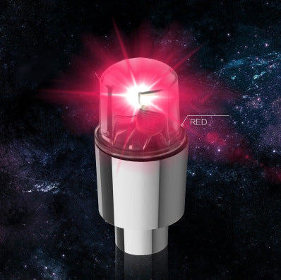 LED Tire Valve Stem Lights - Waterproof Neon Spoke Flash for Bikes