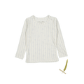 The Printed Long Sleeve Tee - Linear Leaf
