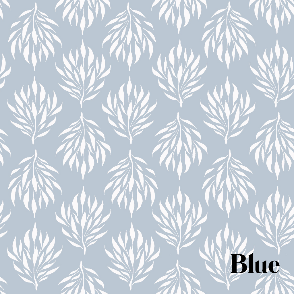 Amorette Floral Removable Wallpaper in Blue, Pink and Mint