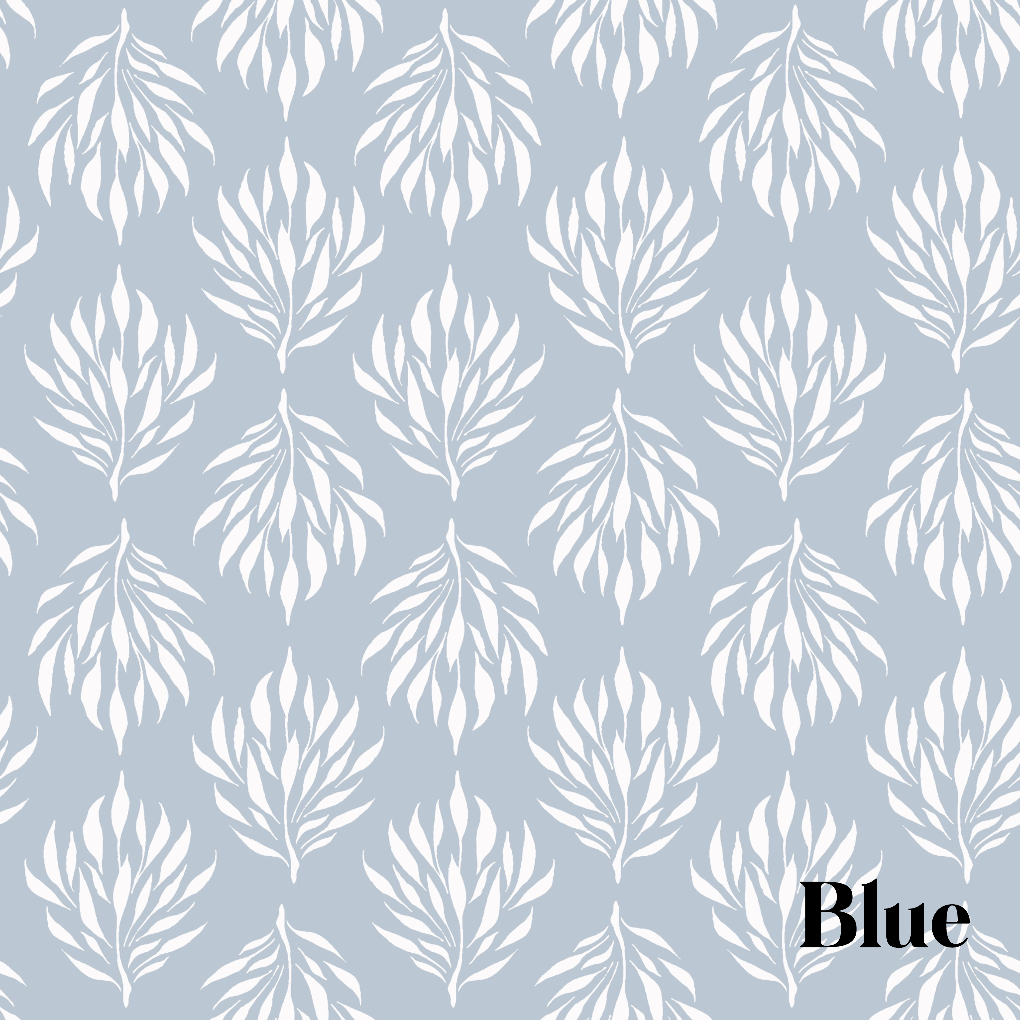 Amorette Floral Removable Wallpaper in Blue, Pink and Mint