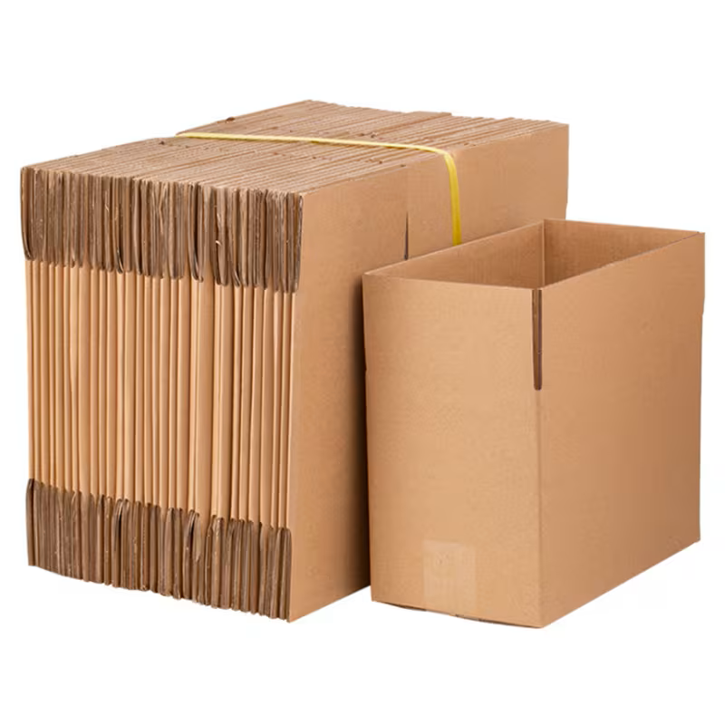Durable 3-Layer Corrugated Shipping Boxes - 9x5x4 Inch Bulk Pack