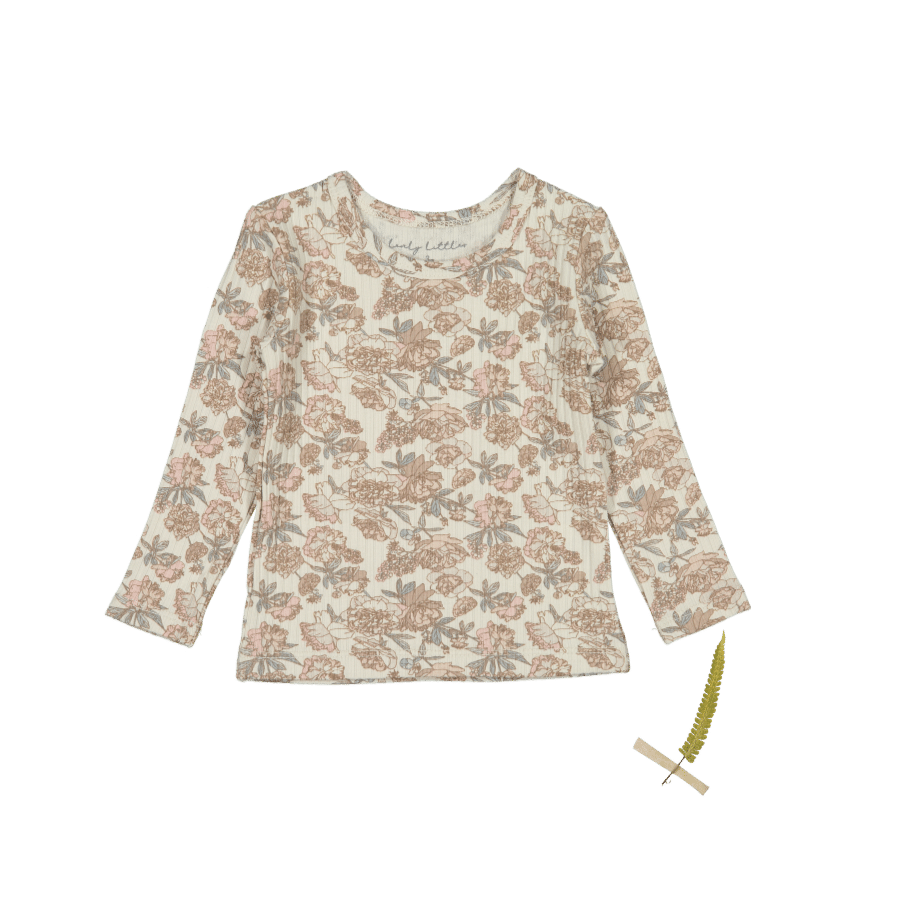 The Printed Long Sleeve Tee - Delilah