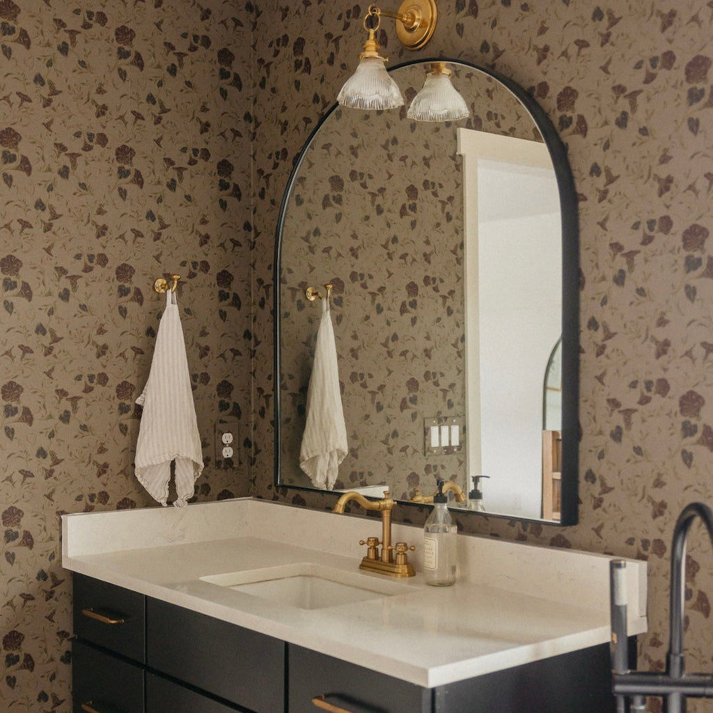 Hawthorne Bloom Wallpaper botanical pattern by Safari Natalia and Taddy Mikelaites