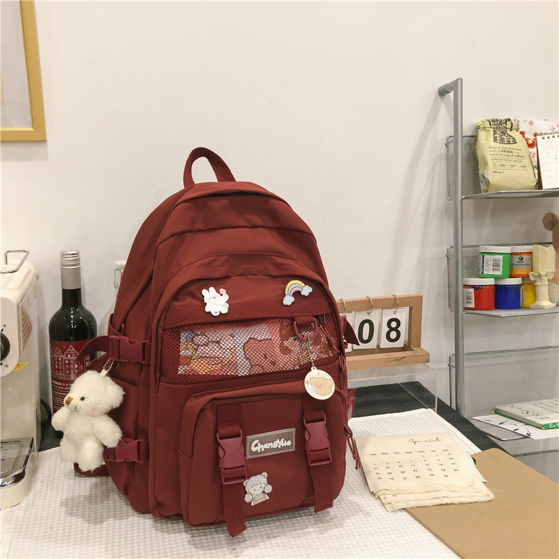 Stylish Mini Leather Backpack for Women, Trendy School Laptop Bag