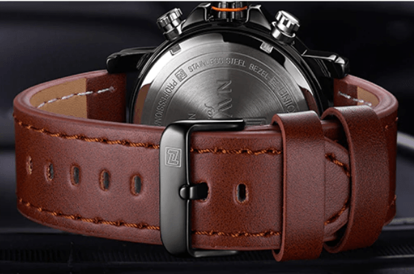 Men's Waterproof Sports Watch with Analog and Digital Display