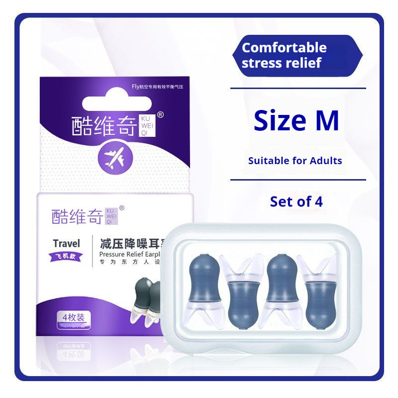Pressure-relief Aviation-specific Earplugs For Reducing Cabin Pressure