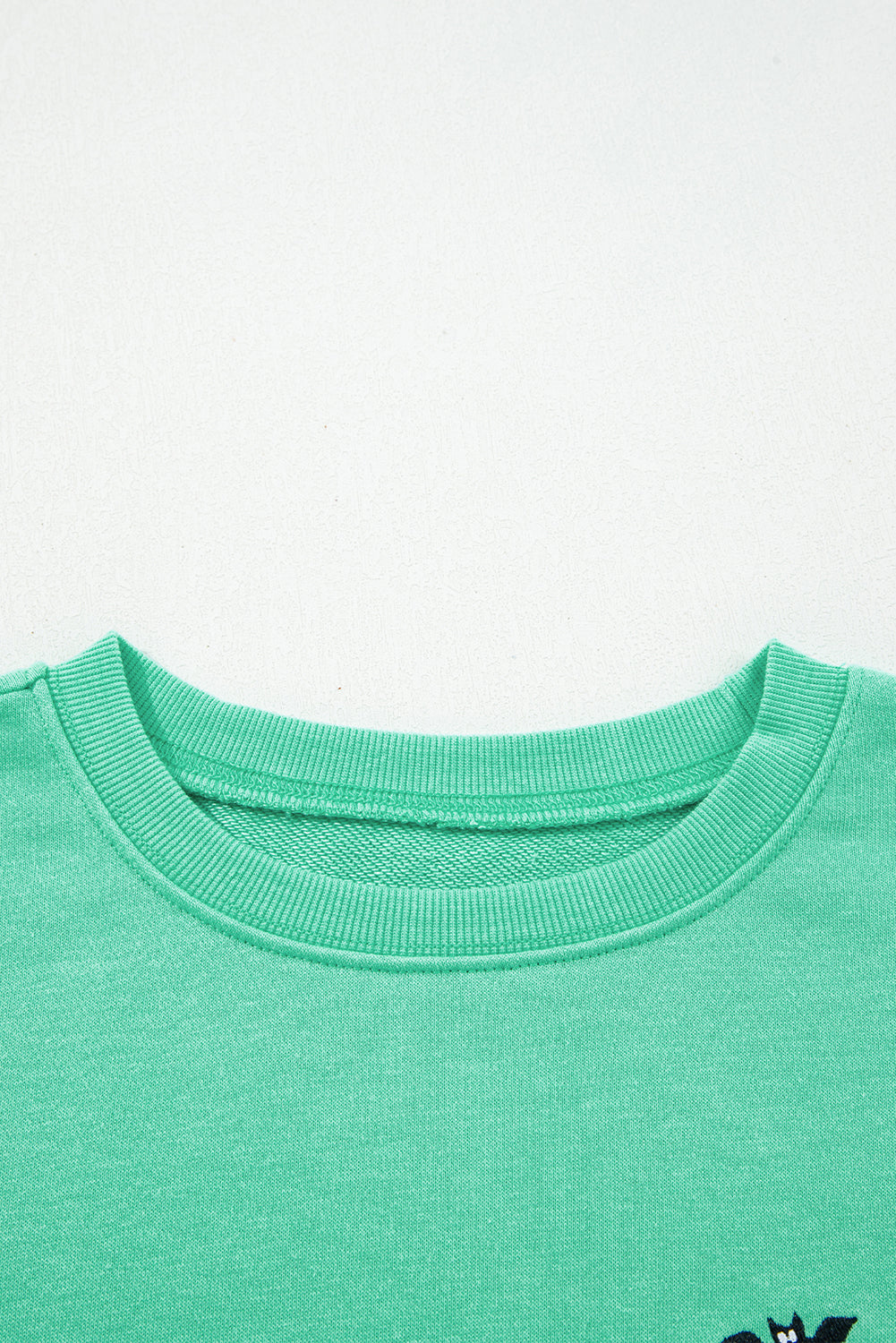Halloween Ghost Embroidered Sweatshirt